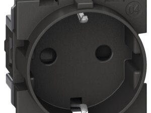 Контакт шуко 16A 250V Living NOW, черен